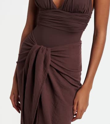 Winnie cotton beach cover-up | Melissa Odabash