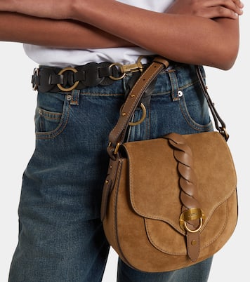 Schultertasche Altay Small aus Veloursleder | Isabel Marant