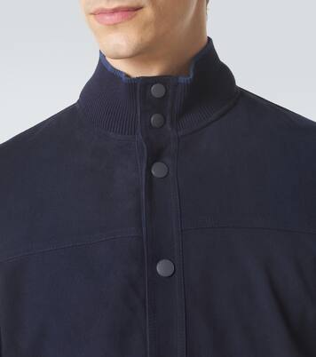 스웨이드 보머 재킷 | Canali