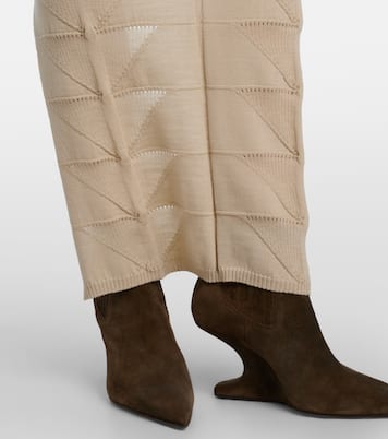Motivo virgin wool maxi dress | Rick Owens