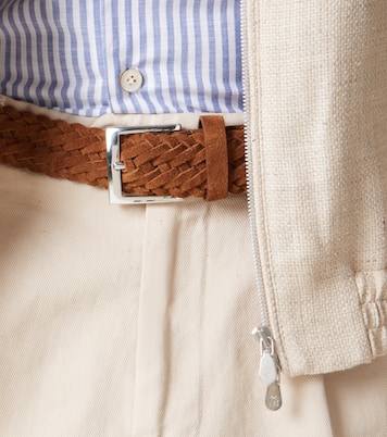 Gürtel aus Veloursleder | Kiton