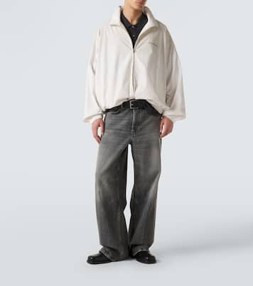 Logo cotton poplin bomber jacket | Acne Studios