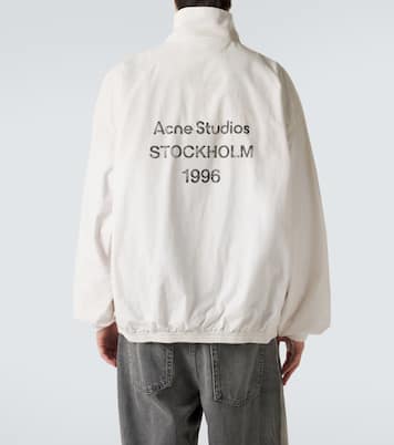 Logo cotton poplin bomber jacket | Acne Studios