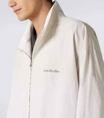 Logo cotton poplin bomber jacket | Acne Studios