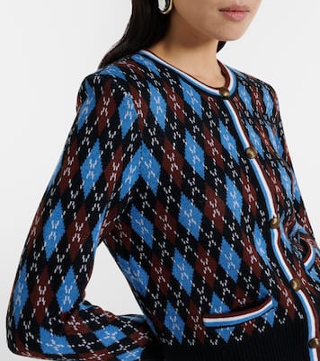 Cardigan Sylvane aus Wolle und Baumwolle | Veronica Beard