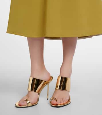 Lidia 105 patent leather mules | Paris Texas