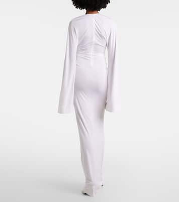 Vestido largo Salacia fruncido | Christopher Esber