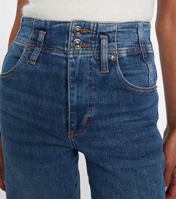 Wide-Leg Cropped Jeans Seamed | Frame