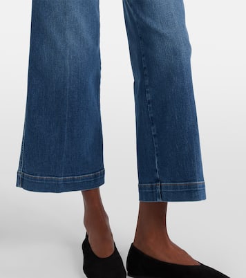 Wide-Leg Cropped Jeans Seamed | Frame