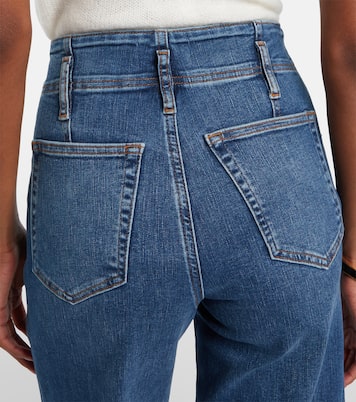 Wide-Leg Cropped Jeans Seamed | Frame