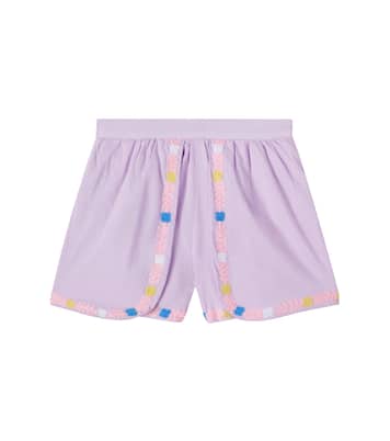 Asya embroidered cotton shorts | Louise Misha