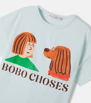 Friends In A Pickle cotton jersey T-shirt | Bobo Choses