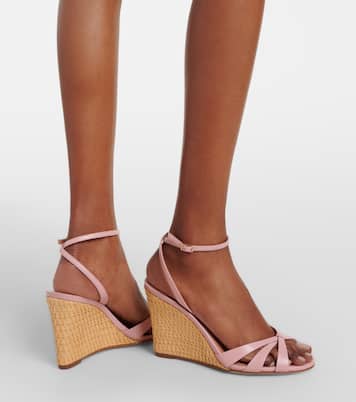 Sandales compensées Tati en cuir | Aquazzura