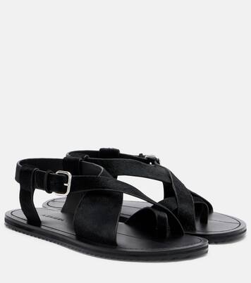Ora calf hair sandals | A.Emery
