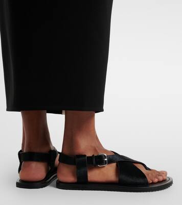 Ora calf hair sandals | A.Emery