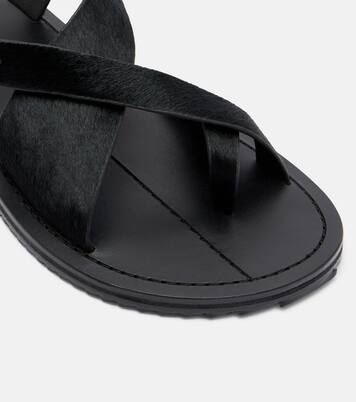Ora calf hair sandals | A.Emery