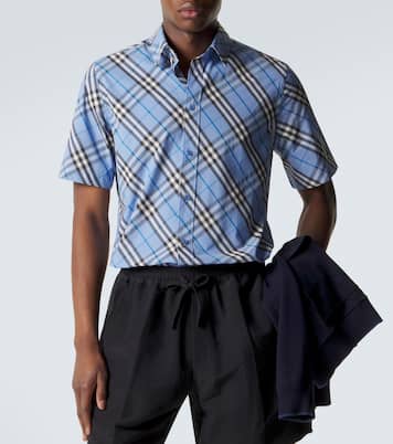 Burberry Check cotton poplin shirt | Burberry