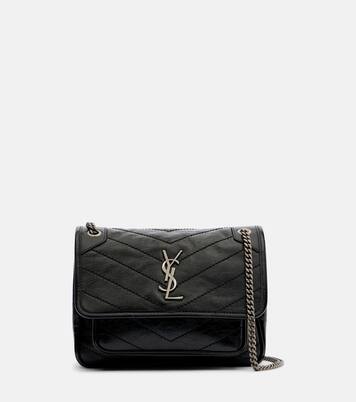 Niki Mini embellished leather crossbody bag | Saint Laurent