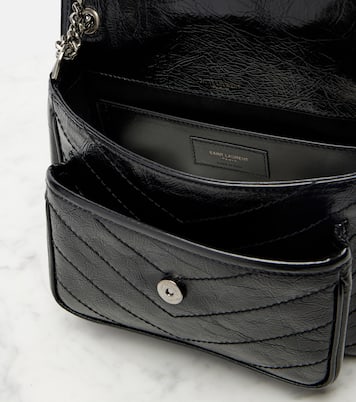 Niki Mini embellished leather crossbody bag | Saint Laurent