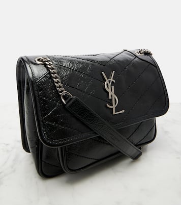 Niki Mini embellished leather crossbody bag | Saint Laurent
