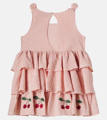 Ellie striped cotton seersucker dress | Konges Sløjd