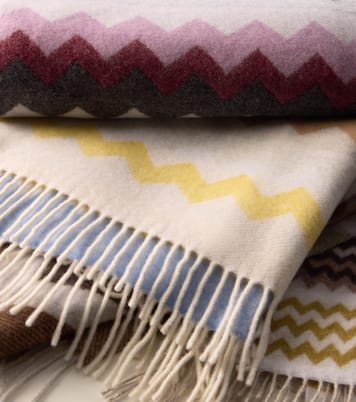 Clifford Zigzag wool-blend throw | Missoni