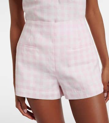 Shorts Leora de lino a cuadros Vichy | Faithfull