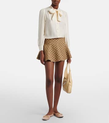 Prima Horsebit leather ballet flats | Gucci