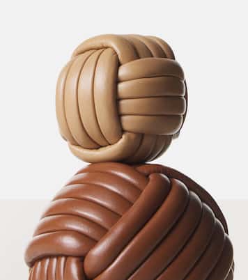 Nodo leather paperweight | Giobagnara