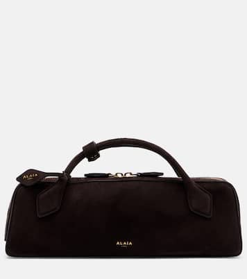 Le Teckel Small suede top-handle bag | Alaïa