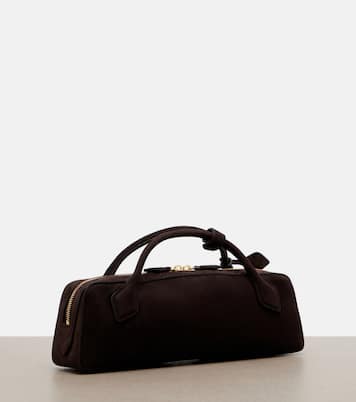 Le Teckel Small suede top-handle bag | Alaïa