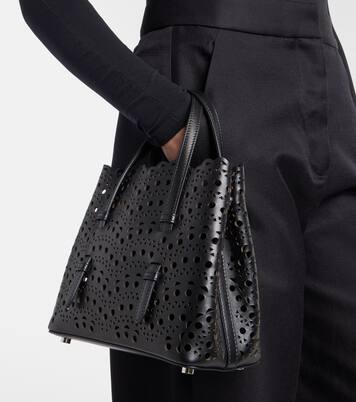 Mina 20 Vienne leather tote bag | Alaïa