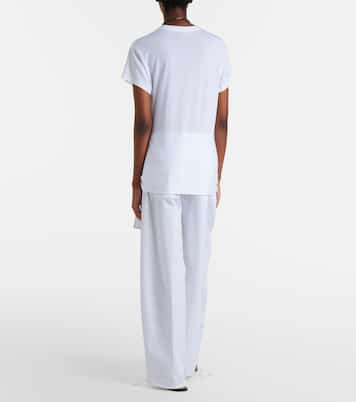 Cotton poplin wide-leg pants | Toteme