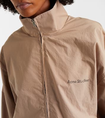 Logo cotton poplin jacket | Acne Studios