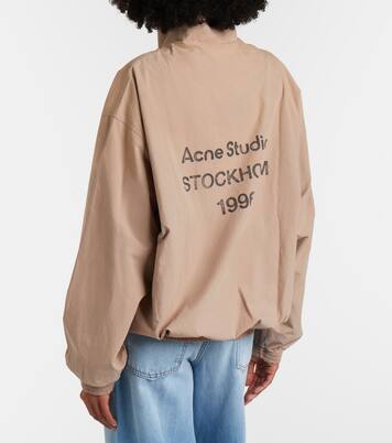 Logo cotton poplin jacket | Acne Studios