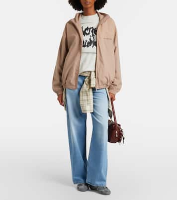 Logo cotton poplin jacket | Acne Studios