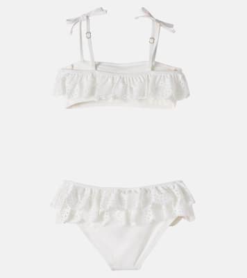 Indra floral scalloped bikini   | Zimmermann Kids
