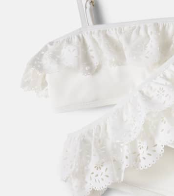 Indra floral scalloped bikini   | Zimmermann Kids