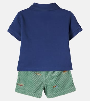 Baby Set aus Polohemd und Shorts aus Baumwolle | Polo Ralph Lauren Kids