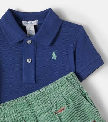 Baby Set aus Polohemd und Shorts aus Baumwolle | Polo Ralph Lauren Kids