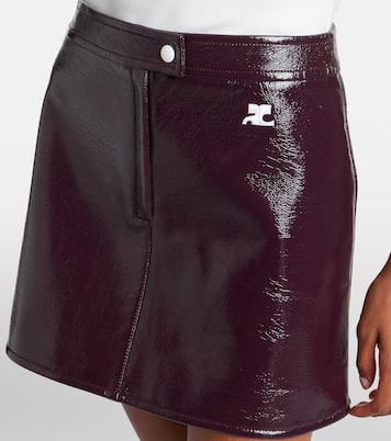 Cotton-blend miniskirt | Courrèges