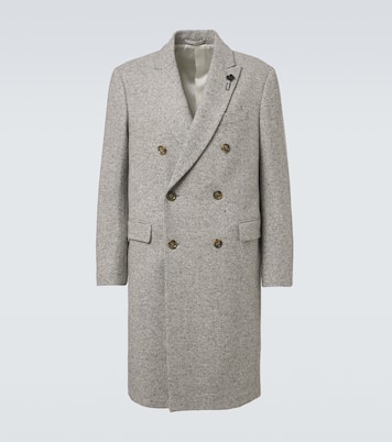 Manteau en laine vierge à chevrons | Lardini