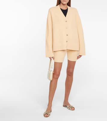 Siu ribbed-knit biker shorts | Nanushka