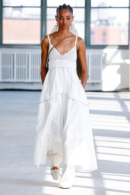 Robe midi Lysandra à ornements | Altuzarra