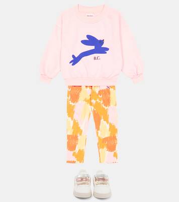 Printed cotton jersey leggings | Bobo Choses