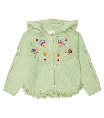 Clara embroidered hooded cardigan | Louise Misha