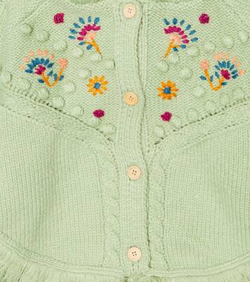 Clara embroidered hooded cardigan | Louise Misha