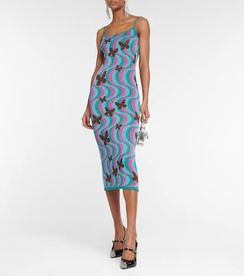 Jacquard midi dress | Alessandra Rich