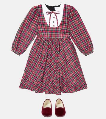 Robe en coton à carreaux | Paade Mode