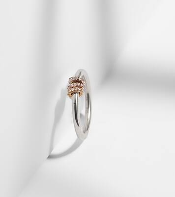 Anillo Sirius de oro de 18 ct y plata de ley con diamantes | Spinelli Kilcollin